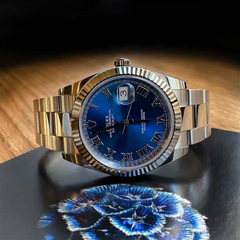 montre rolex bleu homme|rolex site officiel prix.